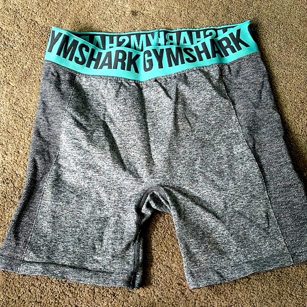 Gymshark shorts large but can fit as a medium as well